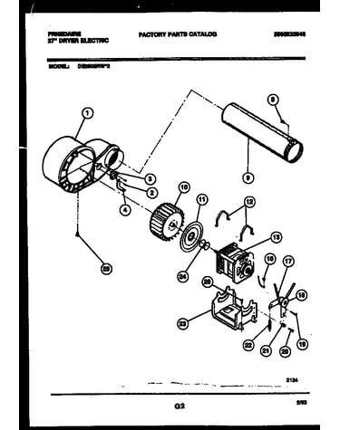 Blower and drive parts
