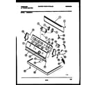 Frigidaire DE6900RW2 console and control parts diagram