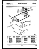 Cooktop and broiler parts