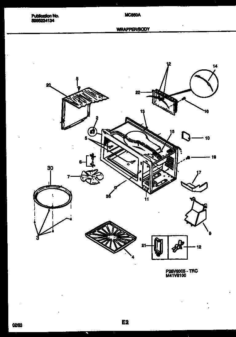 Wrapper and body parts