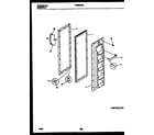Universal/Multiflex (Frigidaire) MRS22HRAD2 freezer door parts diagram