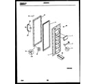 Universal/Multiflex (Frigidaire) MRS22HRAW0 refrigerator door parts diagram