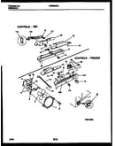 Refrigerator control assembly, damper control assembly and f