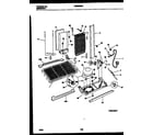 Universal/Multiflex (Frigidaire) MRS22HRAW0 system and automatic defrost parts diagram