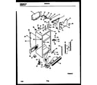 Universal/Multiflex (Frigidaire) MRT24JRAY0 cabinet parts diagram