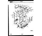 Universal/Multiflex (Frigidaire) MRT24JRAW0 cabinet parts diagram