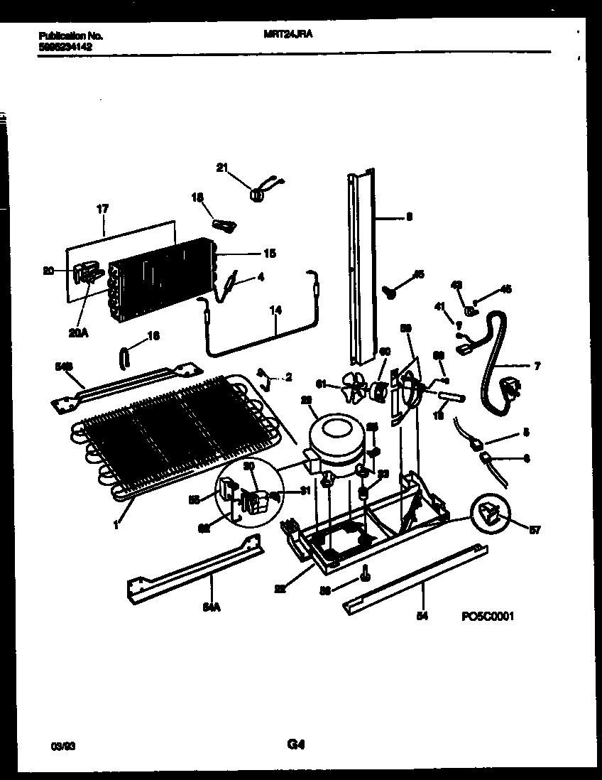 System and automatic defrost parts