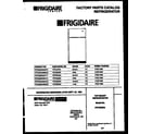 Frigidaire FRT22QRAW0 cover diagram