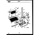 Frigidaire FRT22QRAD2 system and automatic defrost parts diagram