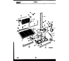 Frigidaire FRT22QRAD1 system and automatic defrost parts diagram