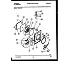 Frigidaire DG6420RW3 door parts diagram