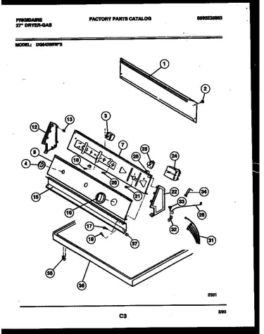 Console and control parts