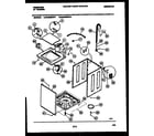 Frigidaire WA8800PW1 cabinet parts diagram