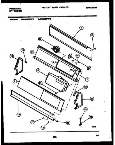 Console and control parts