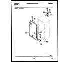 Frigidaire FFU17M2AW1 cabinet parts diagram