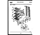 Frigidaire FFU17M2AW1 system and electrical parts diagram