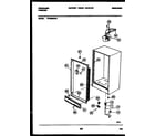 Frigidaire FFU09M3AW1 cabinet parts diagram