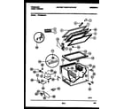 Frigidaire FFC05M3AW1 chest freezer parts diagram