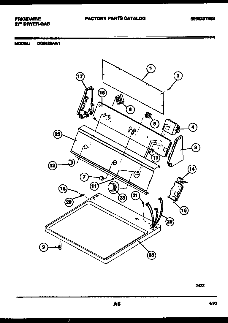 Console and control parts