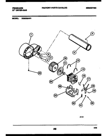 Blower and drive parts