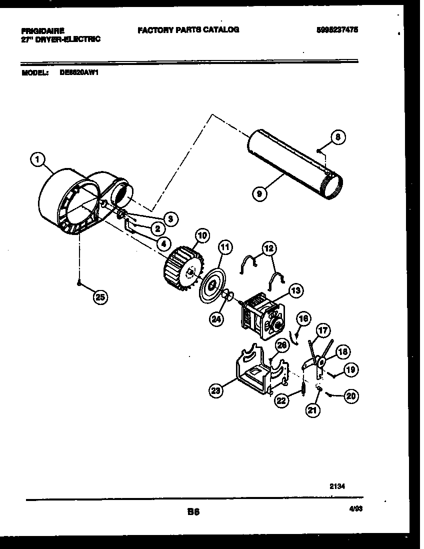 Blower and drive parts