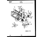 Frigidaire MCT1085A2 functional parts diagram