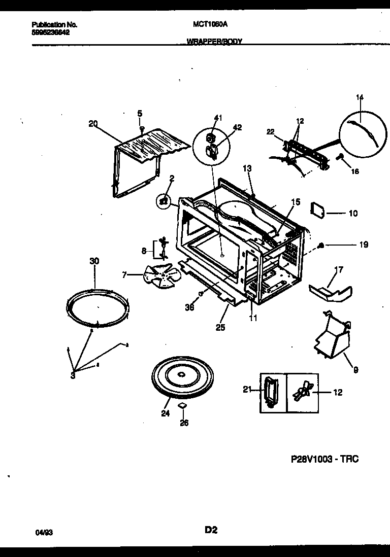 Wrapper and body parts
