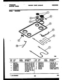 Cooktop and broiler parts