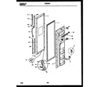 Frigidaire FRS22WRAW1 freezer door parts diagram