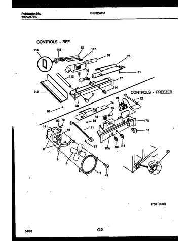 Refrigerator control assembly, damper control assembly and f