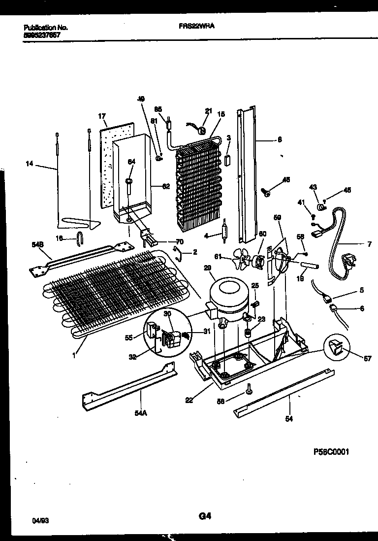 System and automatic defrost parts