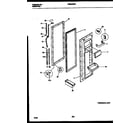 Frigidaire FRS24WRAD1 refrigerator door parts diagram