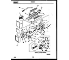 Frigidaire FRS24WRAD1 ice maker and installation parts diagram