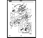 Frigidaire FRS24WRAW2 ice maker and installation parts diagram