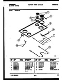 Cooktop and broiler parts