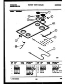 Cooktop and broiler parts