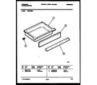 Frigidaire REG433MNW4 drawer parts diagram