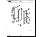 Frigidaire FRS22WNAD0 refrigerator door parts diagram