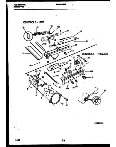 Refrigerator control assembly, damper control assembly and f