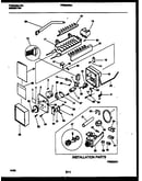 Ice maker and installation parts