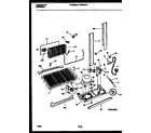 Frigidaire FRT22RHAY0 system and automatic defrost parts diagram