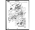 Frigidaire FRT22RHAB0 ice maker and installation parts diagram
