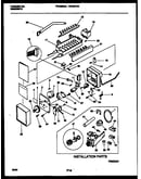 Ice maker and installation parts