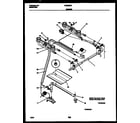 Frigidaire CG300SP2D2 burner, manifold and gas control diagram