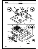Cooktop and broiler drawer parts