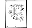 Frigidaire FRS20HRAW2 cabinet parts diagram