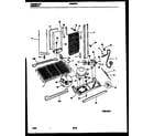 Frigidaire FRS22PRAD2 system and automatic defrost parts diagram