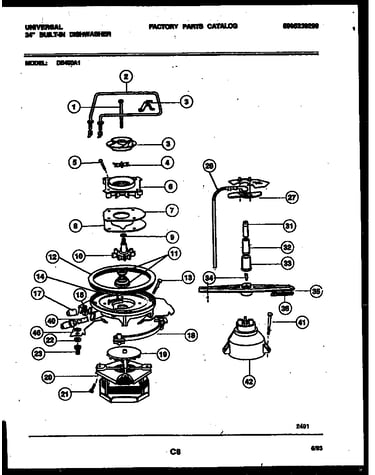 Motor pump parts
