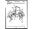 Frigidaire DB400A1 power dry and motor parts diagram