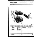 Frigidaire DB400A1 racks and trays diagram